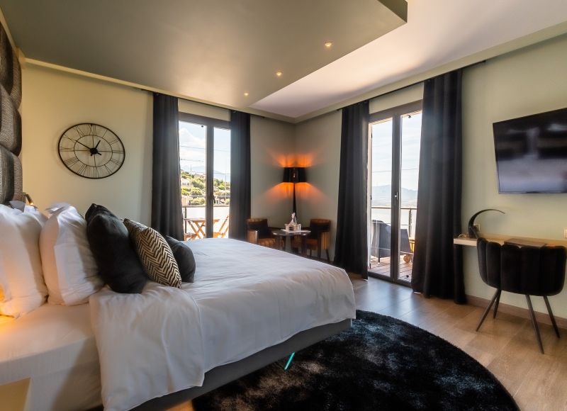 Chambre Deluxe Mer, Hôtel A Casa Di Mà 4 étoiles Calvi Lumio